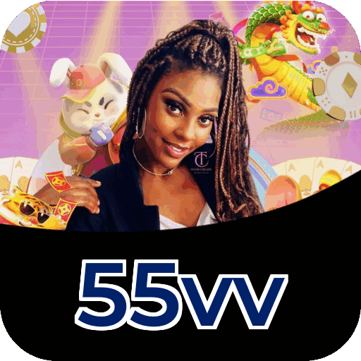 Catálogo slots 55vv mostrando top jogos Gates Olympus Sweet Bonanza Fortune Tiger Big Bass volatilidade RTP